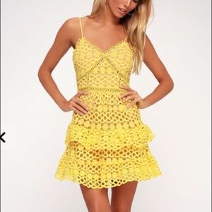 Lulus lace mini dress